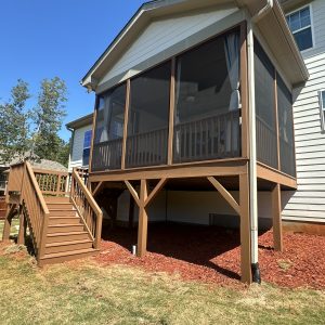 Project Planning and Design Screen Porch Restoration and Refinishing Success in North Ridge Estates, North Carolina