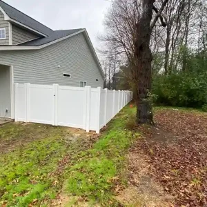 Classic Vinyl Privacy Fence Raleigh