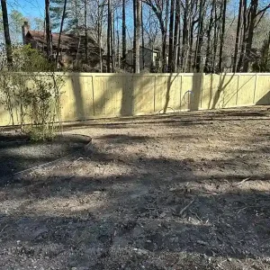 raleigh wood fence from pine boards